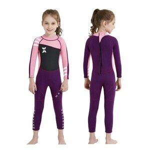 Dive & Sail Youth Wetsuit - Purple & Pink Large